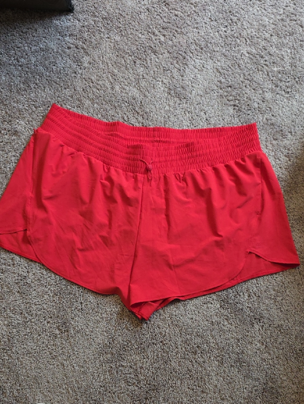 all in motion Red Women's Athletic Elastic-Waist Shorts